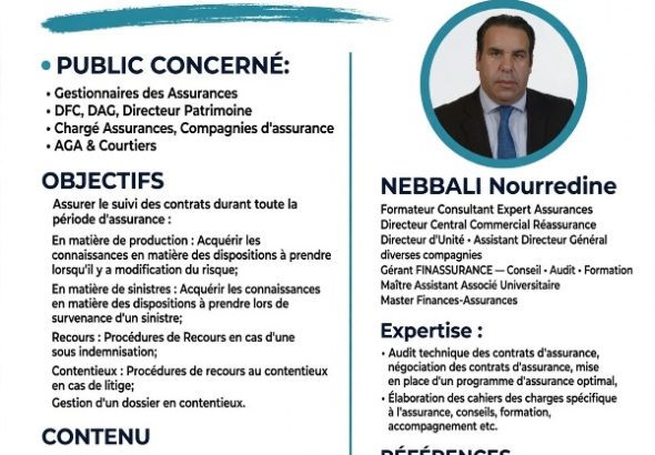 AFFiche Gestion des Contrats d'assurance 2026